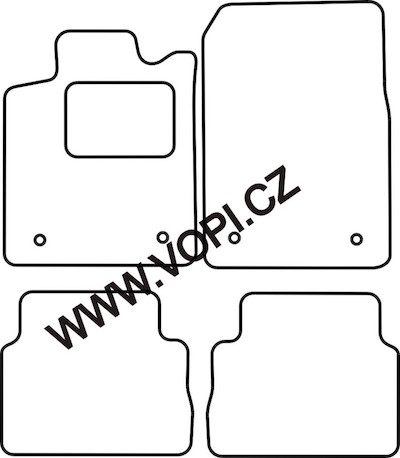 Autokoberce Opel Vectra C 2004 - 2008 Perfectfit (3436)